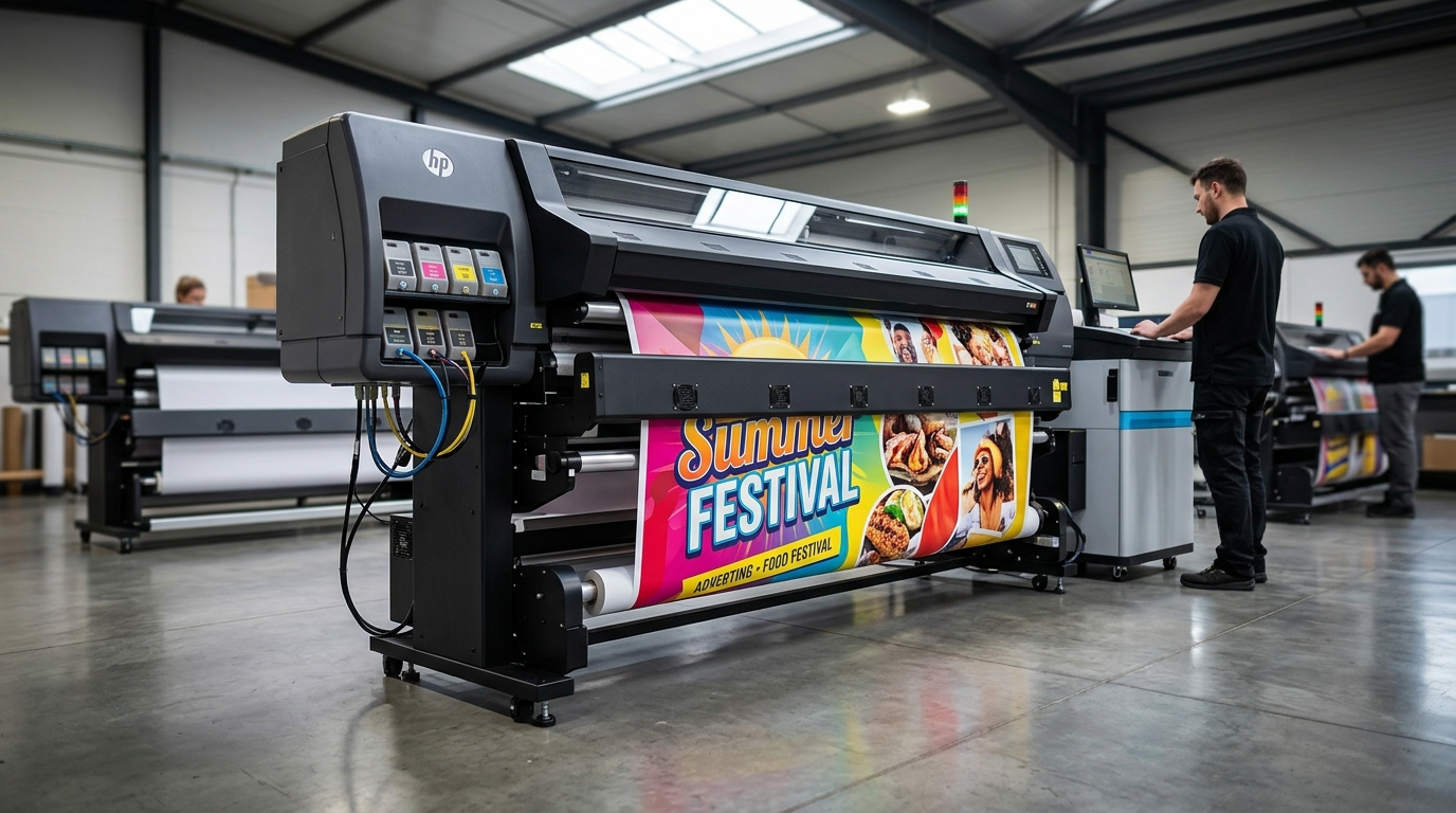 HP Latex industrial printer